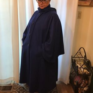 Gorgeous royal blue cap like coat